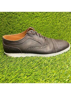 Allen Edmonds Strand Mens Size 10.5E Brown Classic Cap Toe Oxford Dress Shoes
